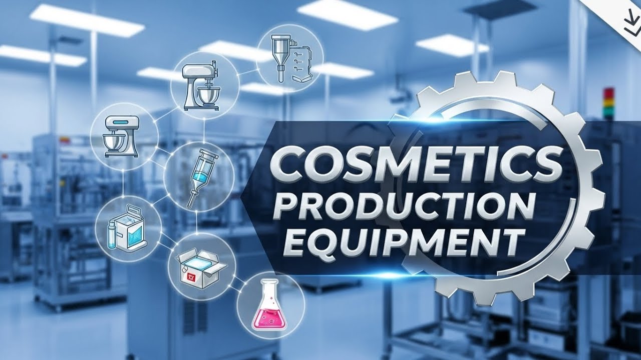 Watch This $500K Cosmetic Mixing Machine Transform Raw Materials