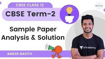 CBSE Sample Paper Analysis and Solution | Term-2 | Class 12 Physics | Ameer Basith