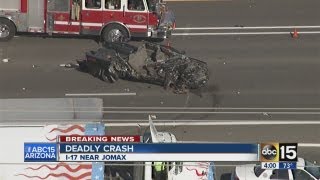 Deadly crash shuts down I-17