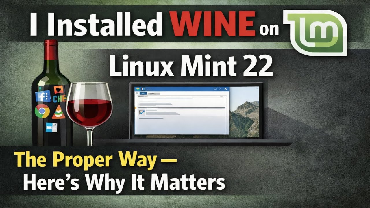 Я правильно установил Wine на Linux Mint 22.3 — вот почему это важно в 2026 году