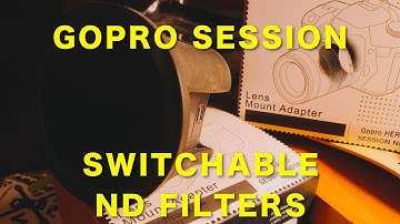 Switchable ND Filters For GoPro Session 4 & 5 / Fotodiox Pro ND Filters / Staceman