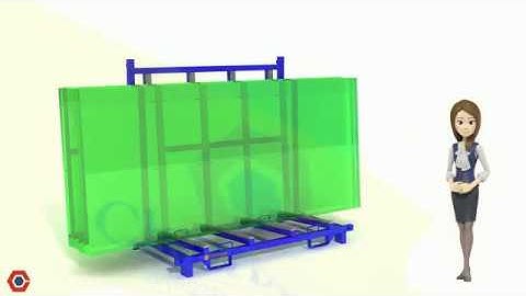 a frame cart | glass transport rack | a frame transport cart | slab buggy