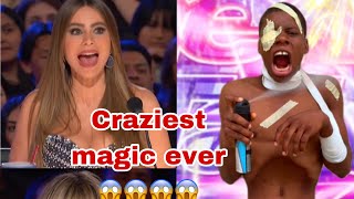 Body spray 😱😱 #americangottalent #agt #youtubeshorts #britainsgottalent #bgt #fun #magic  #zachking