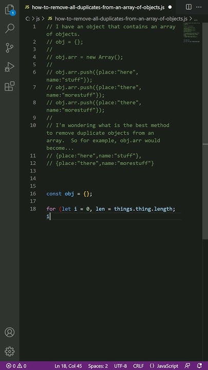 javascript - How to remove all duplicates from an array of objects ...