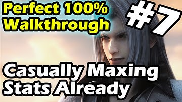 Crisis Core Final Fantasy 7 Reunion 100% Walkthrough Deel 7 Statistieken al casual maximaliseren