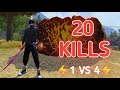 SOLO VS SQUAD || 20 KILLS IN A SINGLE HOUSE OF BRASILIA || THE MATCH YOU'VE NEVER SEEN BEFORE 🔥 !!!!