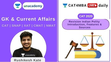 TISSNET 2021 Revision Series - Indian Polity | Introduction | General Awareness | Unacademy CAT4MBA