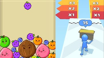 Fruit Merge Vs Bridge Run| All Levels| Android ios game| New update