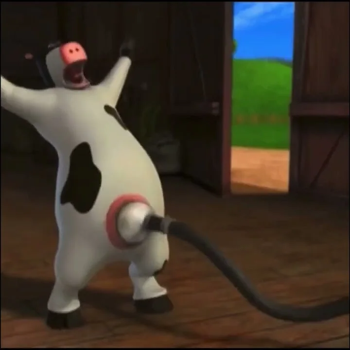 Barnyard milk machine meme