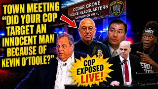 COP EXPOSED AT TOWN MEETING! for TARGETING INNOCENT MAN!