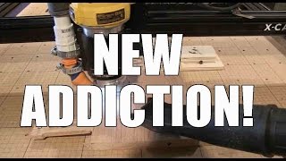 Inventables X-Carve Carving Machine With Dewalt Dwp611 Router