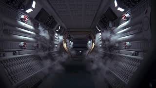 Alien SpaceShip Corridors Enviroment Ambiance with Sound