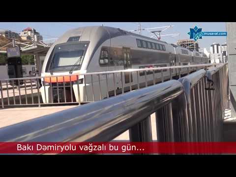 Bakı Dəmiryolu vağzalı bu gün...