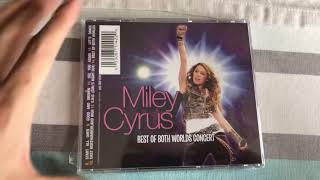 Hannah Montana & Miley Cyrus - Best Of Both Worlds Concert Soundtrack Unboxing cd/dvd