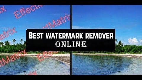 How To REMOVE Watermarks On Photos WITHOUT Photoshop