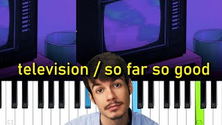 Rex Orange County - television so far so good (Piano tutorial)