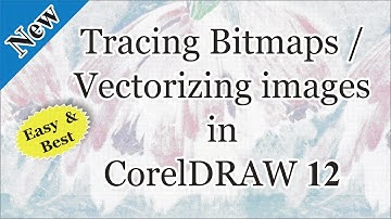 Tracing bitmaps | Vectorizing images in CorelDRAW