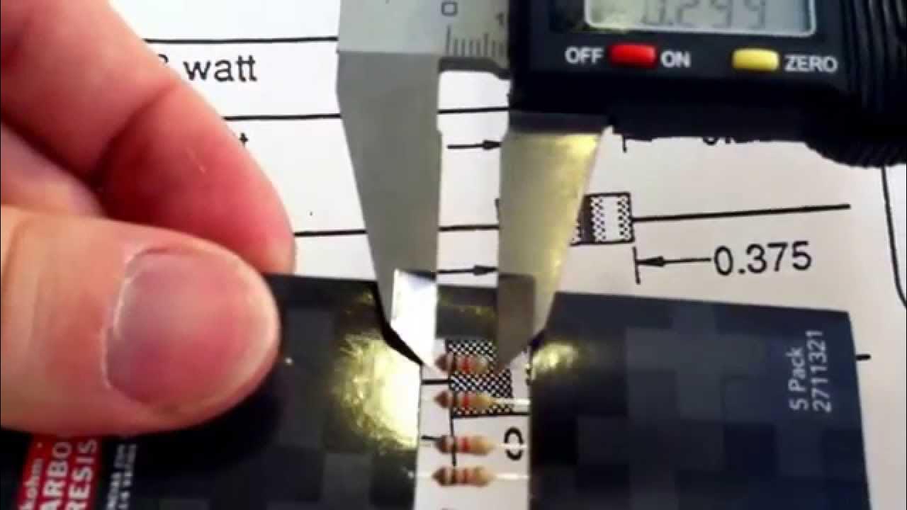 How to identify the resistors wattage by physical size YouTube