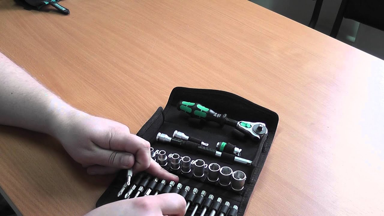 Wera Zyklop 1/4" набор с трещоткой