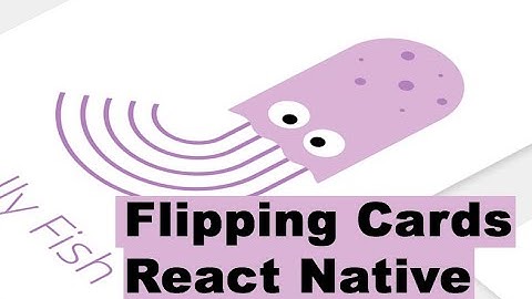 How to create a flash card in React Native