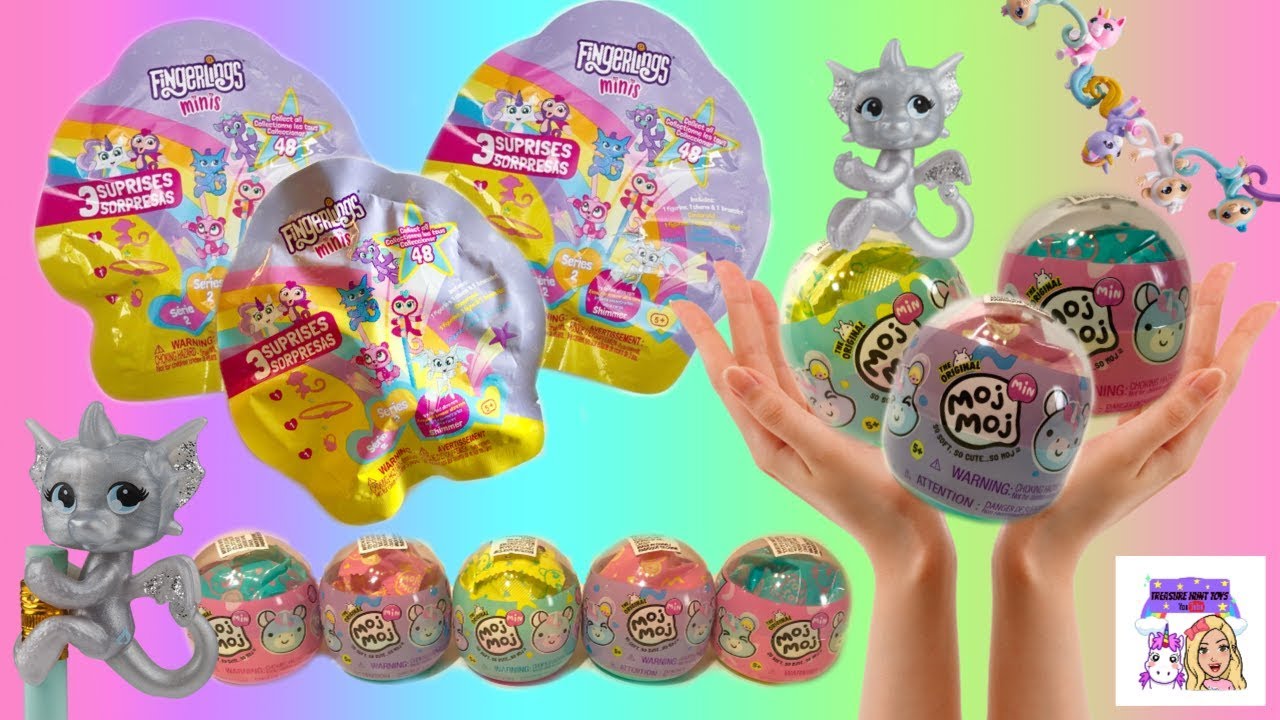 Fingerlings Minis Series 2 Moj Moj Min Blind Bag Unboxing Squishies Satisfying Squish