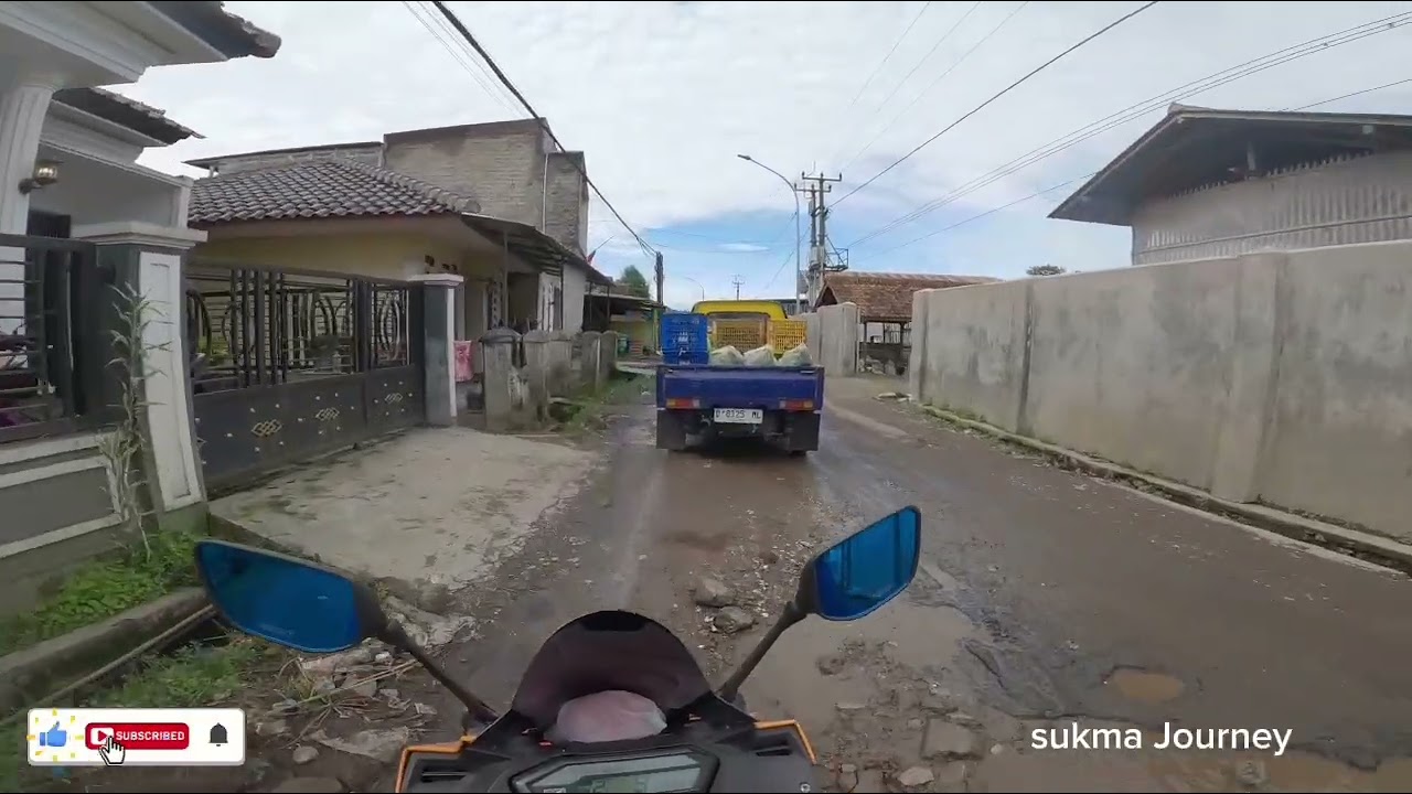 JALAN PINTAS DARI CIKOLE KE MARIBAYA MELALUI CIKAREUBI DAN CIKAWARI, LEMBANG👍👍👍