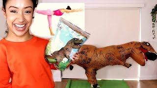 DINOSAUR YOGA CHALLENGE!!