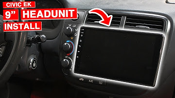 Installing The BEST Headunit For Civic EK | Idoing (Android Auto/Carplay)