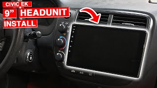 Installing The BEST Headunit For Civic EK | Idoing (Android Auto/Carplay)