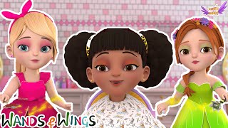 Princess Haircut + Where is My Wing | Princess Song for Kids - Wands And Wings