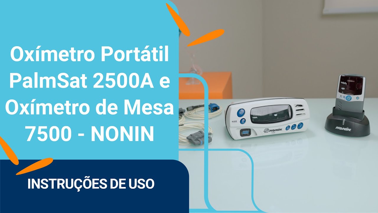 Oxímetro de Pulso PalmSat 2500A e Oxímetro de Mesa 7500 - NONIN: Instruções de Uso