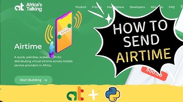 Send Airtime Using Africa’s Talking API in Python