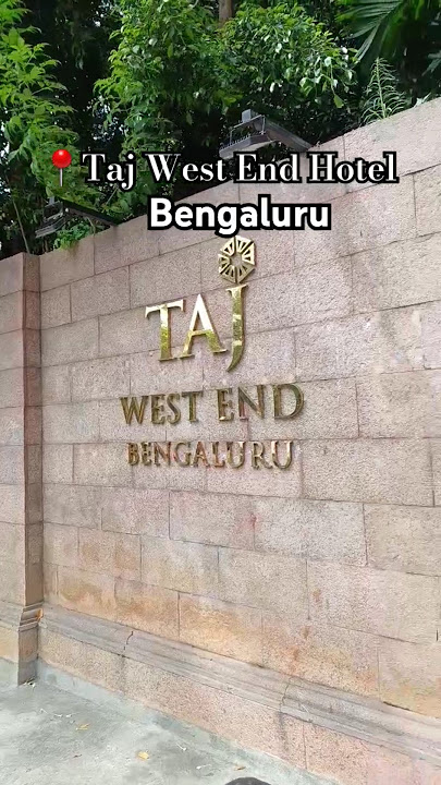 Taj West End Hotel in Bengaluru #taj #tajhotels #bengaluru #luxury #luxuryhotel #nammabengaluru