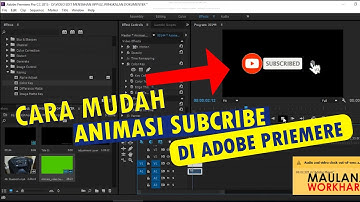 Cara Membuat Animasi Tombol Subscribe di Adobe Premiere | Bikin Channel Lebih Menarik!
