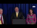 Ambassador Nikki Haley and National Security Advisor John Bolton Hold a Press Conference