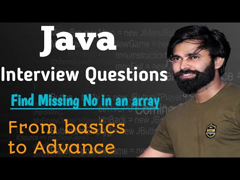 Find Missing Number in an Array || Java Interview Question -24 ||IN HINDI ||#java #playwithjava