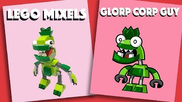 LEGO Mixels - Glorp Corp Guy -Stop Motion Build (How to Build)