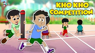 Kho kho Competition  | Animated Stories | English Cartoon | Moral Stories | PunToon Kids