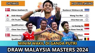 WOOW LANGSUNG LOLOS KE 16 BESAR! HASIL DRAWING MALAYSIA MASTERS 2024