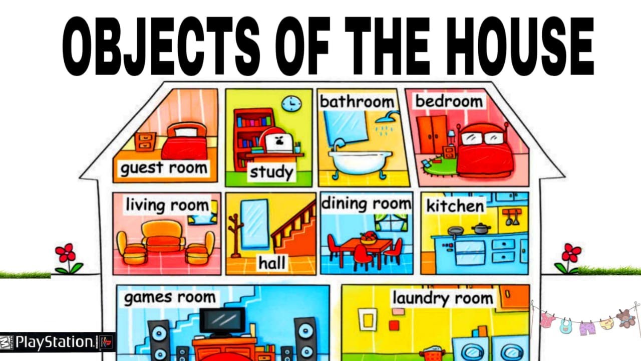 Objetos da casa em inglês com atividades - Inglês Prático