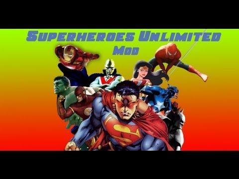 Видео: Обзор мода minecraft СуперГерои Часть 3 (Superheroes Unlimited) №50