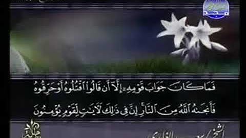سورة العنكبوت  من الآية 24 الى الآية 38