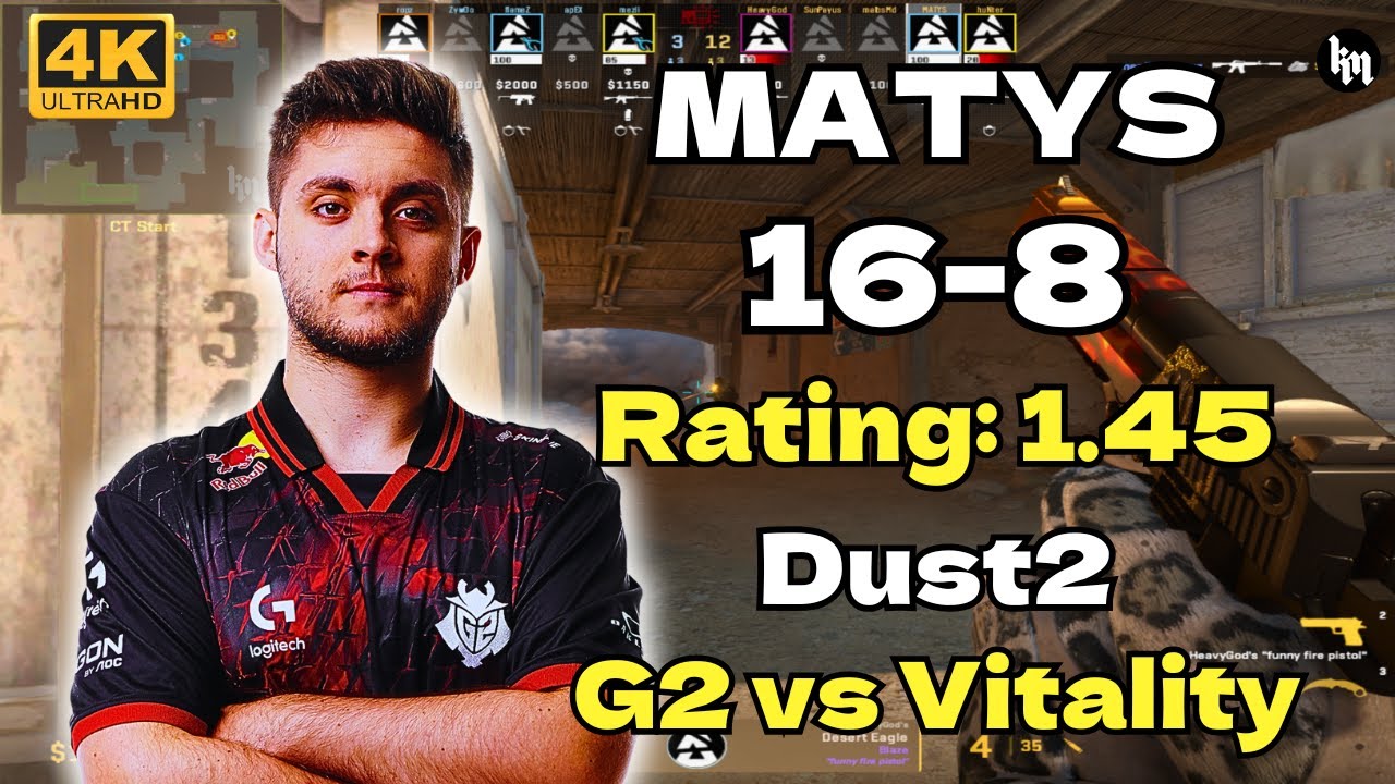 MATYS (16-8) G2 vs Vitality (Dust2) | BLAST Open London 2025 Finals