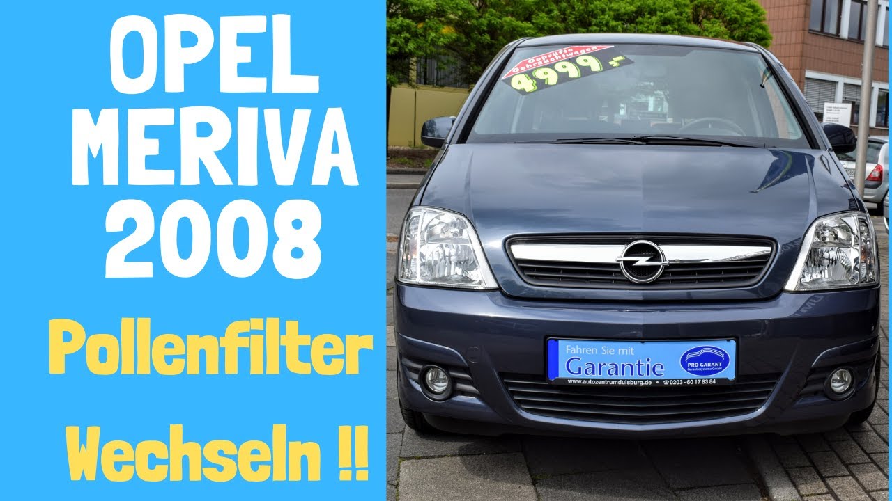 Opel Meriva A Pollenfilter Innenraumfilter Selber Wechseln Anleitung Auto Zentrum Duisburg Youtube