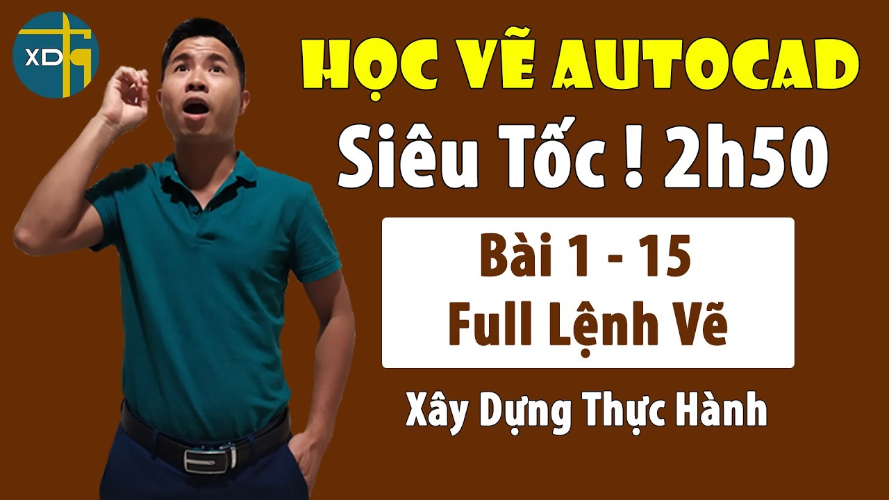 Nội dung khóa học AutoCAD