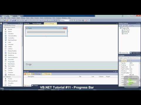 {VB.NET}∞Tutorial 11 - Progress Bar