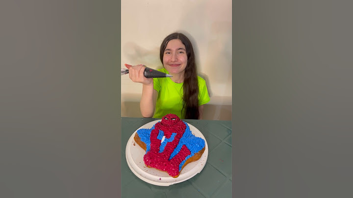 EL PASTEL DE SPIDER-MAN SI EXISTE🍰🕷️ #RetoShorts30