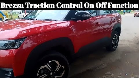 Brezza Traction Control On Off Function!!