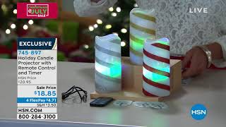 Holiday Candle Projector with Remote Control and Timer screenshot 4