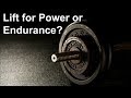 Should runners lift weights for endurance (or *power*)?